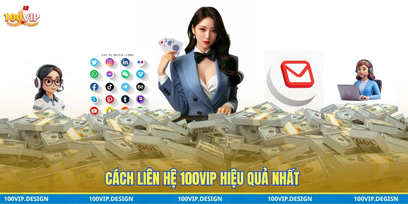 Cách liên hệ 100VIP hiệu quả nhất